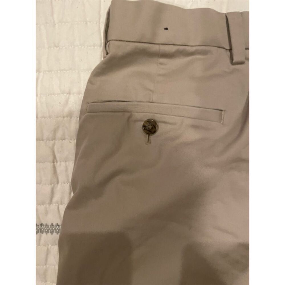 Brooks Brothers Men's Beige Chino Pants Size 33x30 Stretch Straight Leg - Picture 9 of 14